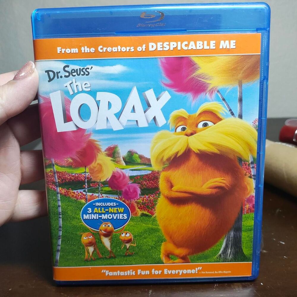 Dr. Seuss The Lorax Blu-ray DVD disc